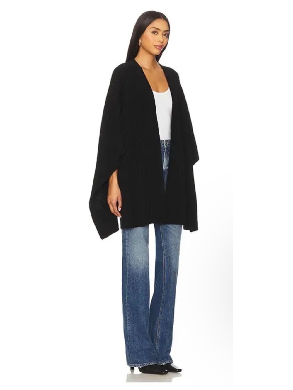 The favorite poncho in black by favorite daughter  $188 from revolve